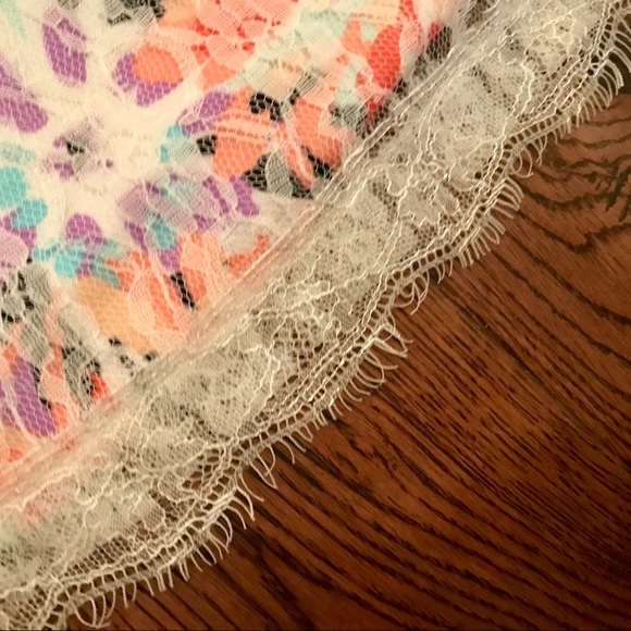Maurices Floral Tank with Lace Overlay - Picture 4 of 7
