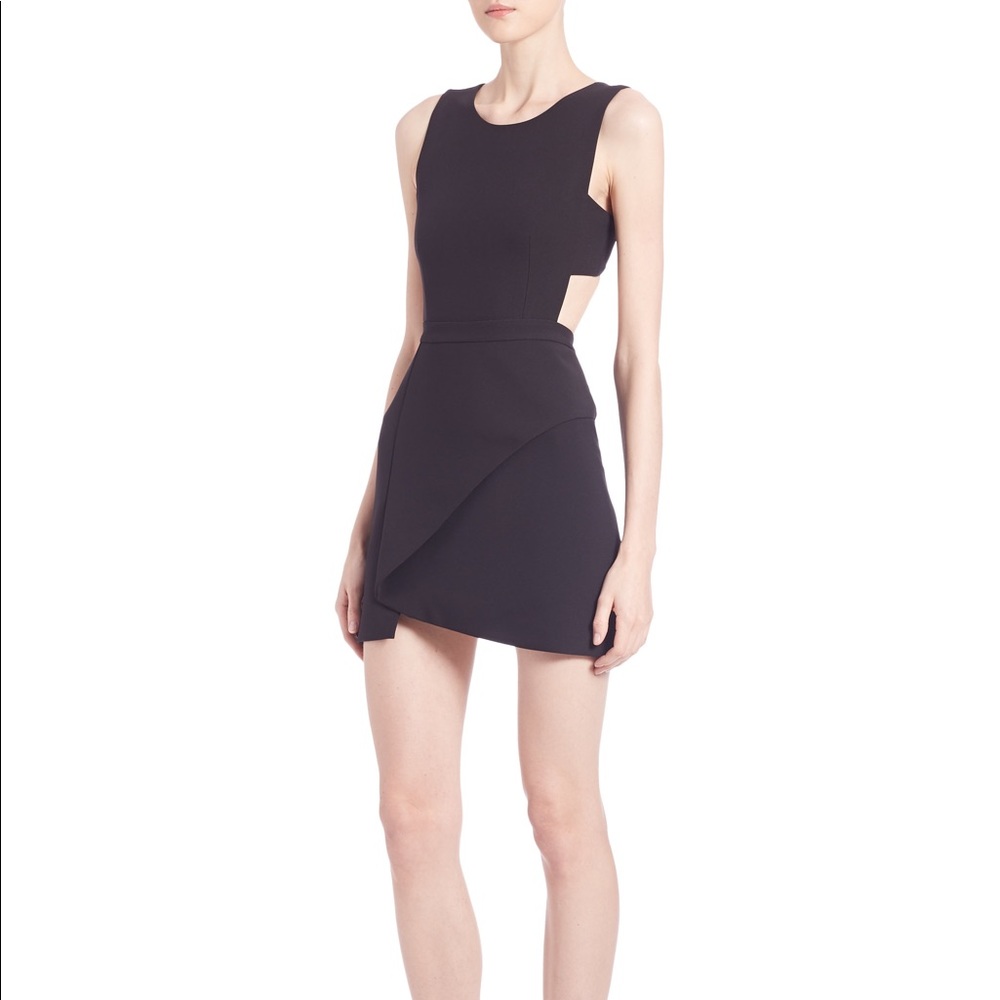 BCBG maxazria black cutout dress