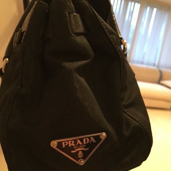 Authentic Prada Nylon/Leather Bag - Picture 3 of 8