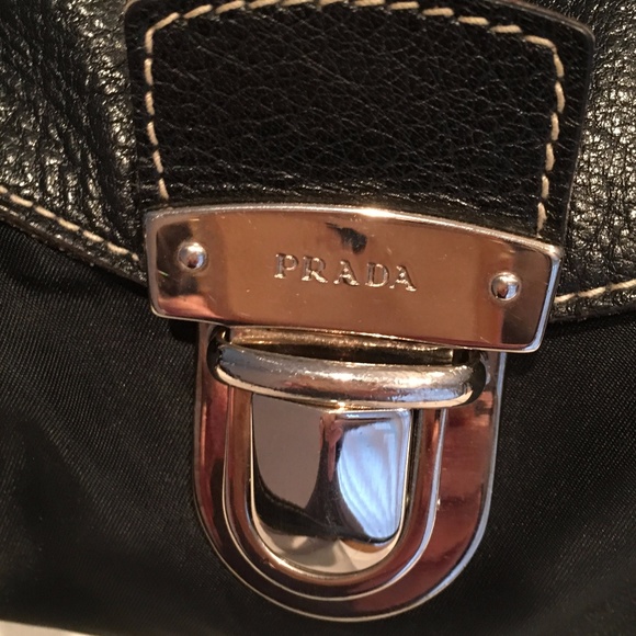 Authentic Prada Nylon/Leather Bag - Picture 4 of 8