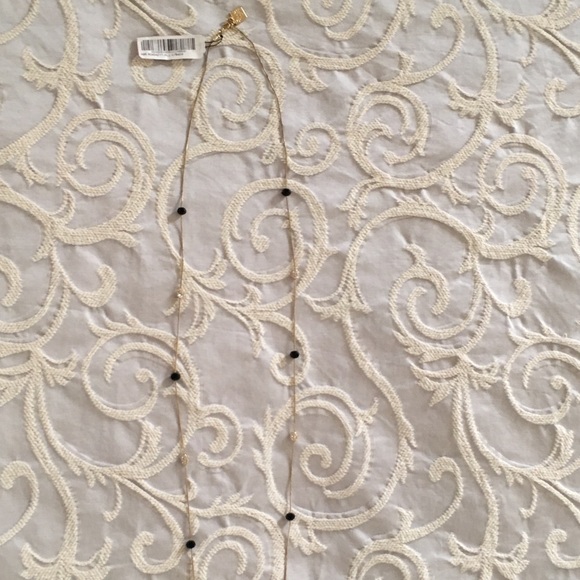 Anne Klein Gold Tone Black & Crystal Clusters - Picture 4 of 8