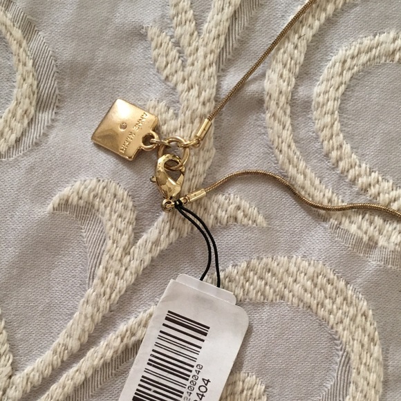 Anne Klein Gold Tone Black & Crystal Clusters - Picture 5 of 8