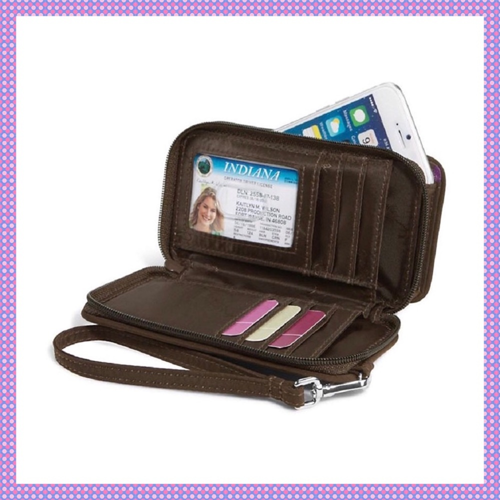 👛Vera Bradley Smartphone Wristlet/wallet👛 - Picture 3 of 5