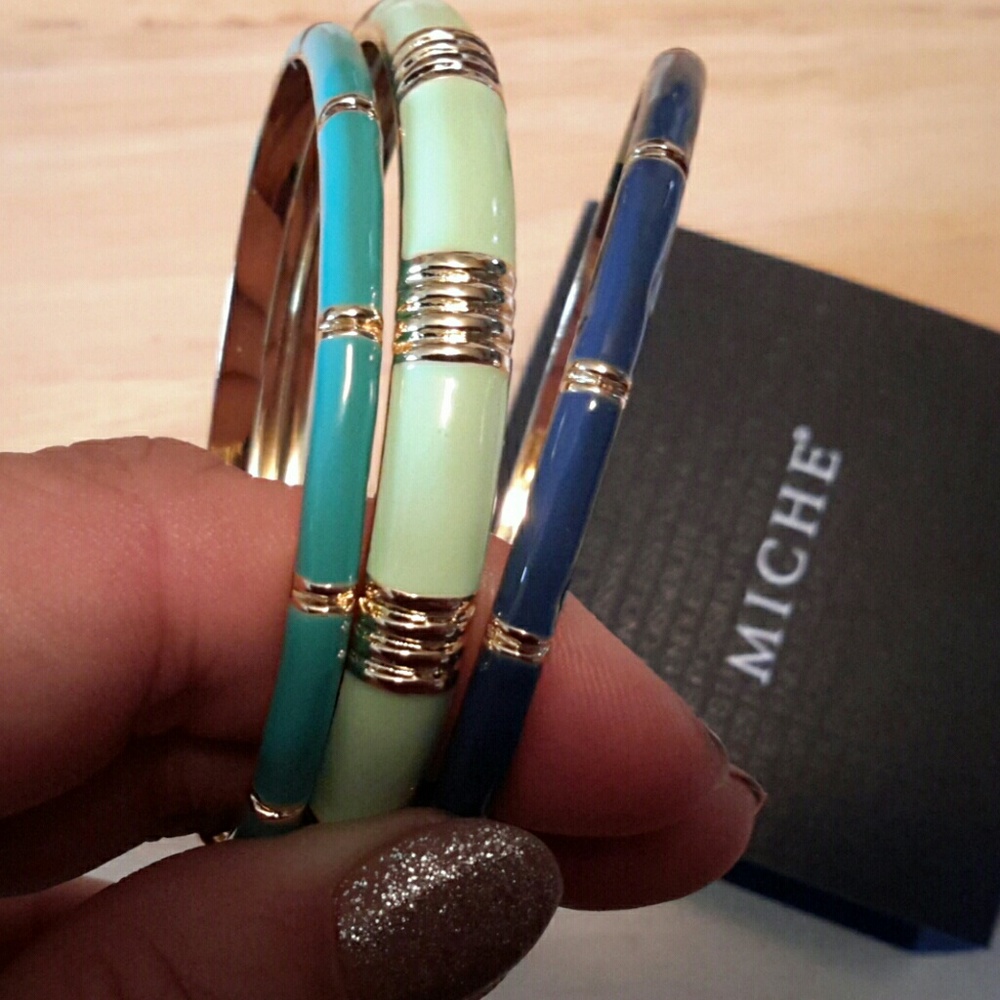 Set of 3 Miche Bangle Bracelets