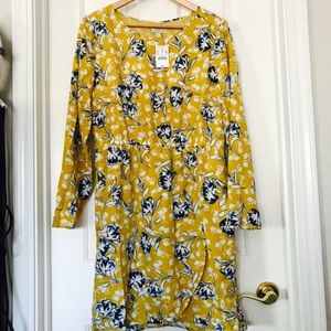 J. Crew yellow dress