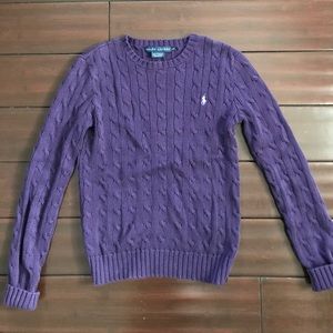 Ralph Lauren, cable knit sweater