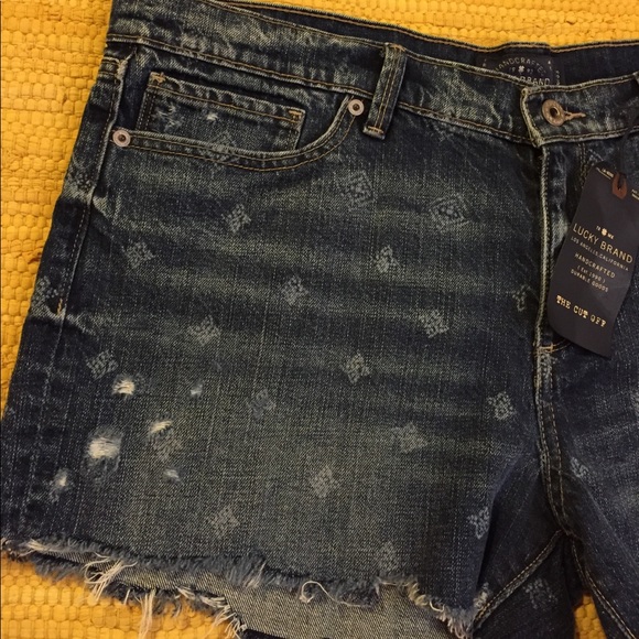 ONLY 1 SIZE 16 LEFT! Lucky Brand Jeans Shorts - Picture 2 of 8