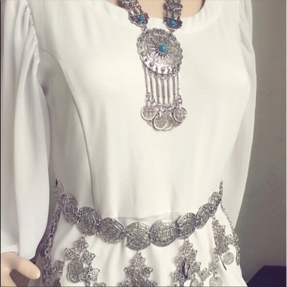 Boho tribal coined belt - Picture 5 of 8