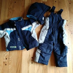 Snow set! Pants, coat w/ detachable hood!
