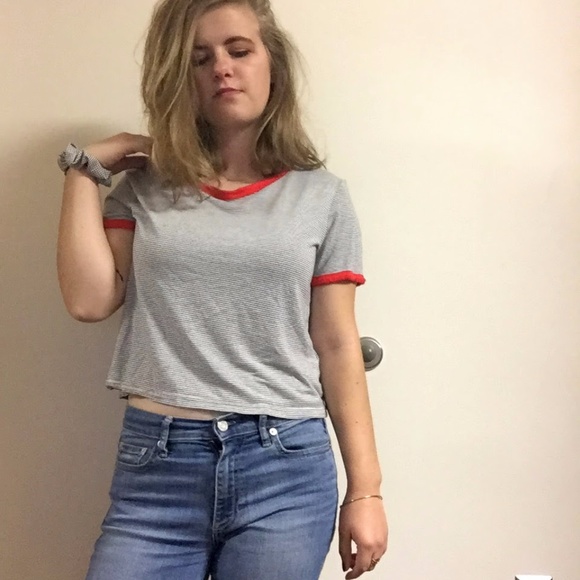 H&M striped crop top - Picture 2 of 4