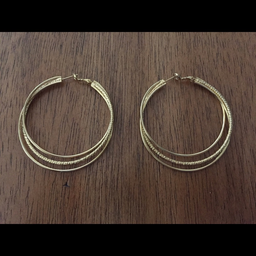 Gold Hoop Earrings