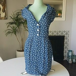 Boho Blue Dress