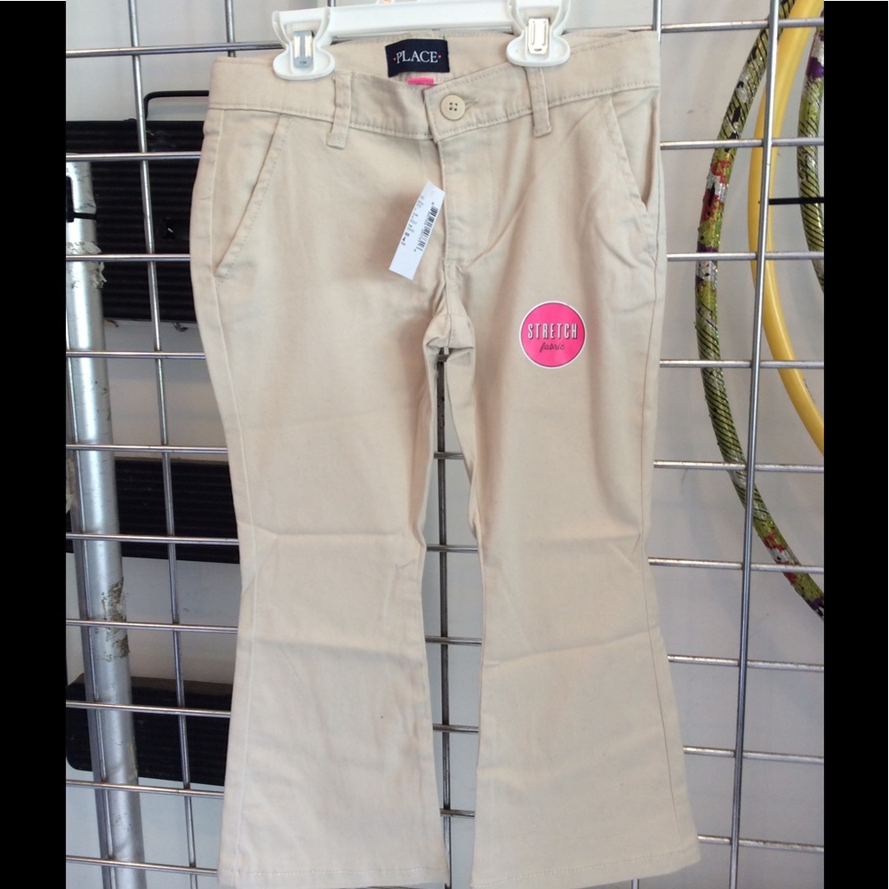 The Children's Place Big Girl Uniform Pant-Bisquit