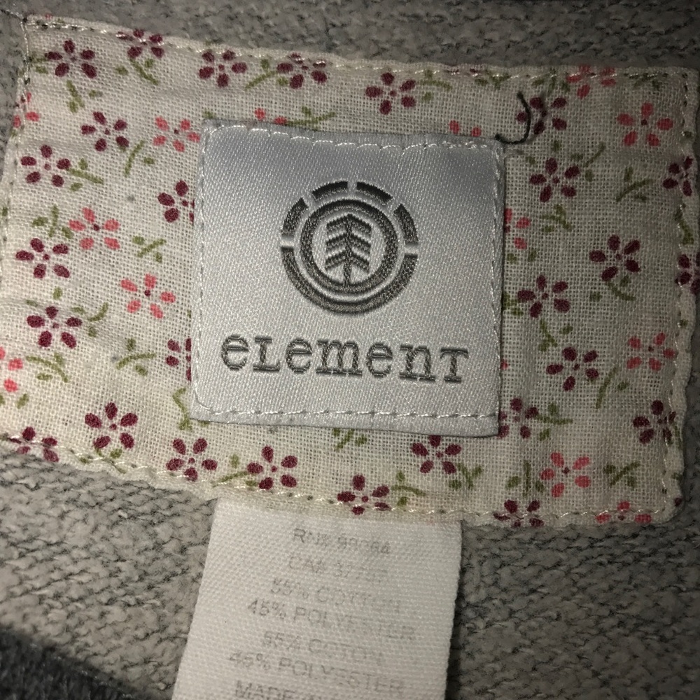 Element Grey Raglan Sweatshirt