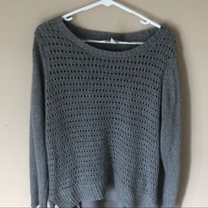 Very Cute And Comfy Gray Layered Sweater