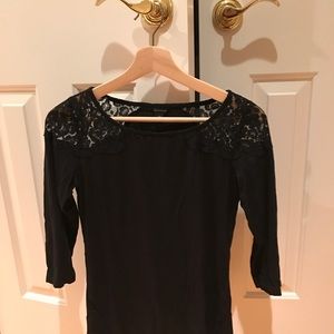 Ann Taylor lace long sleeve