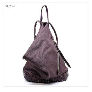 NEW Metallic Rock Studded Backpack