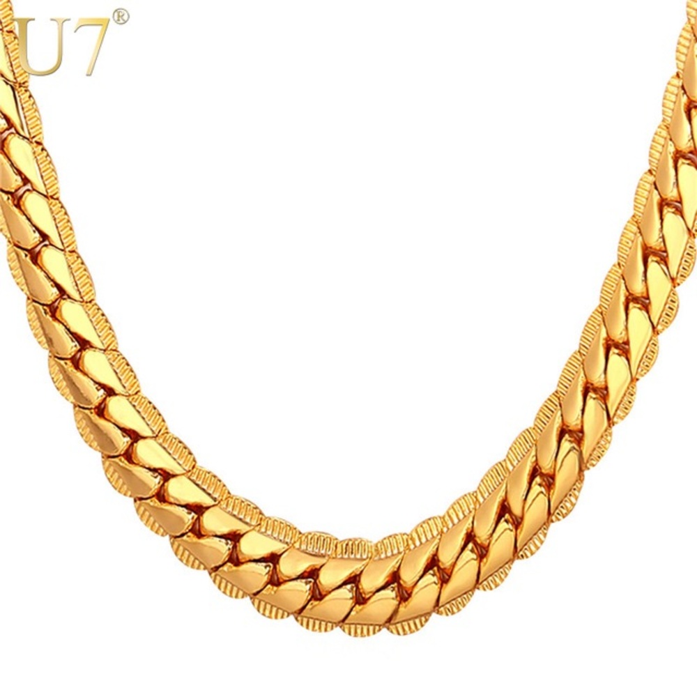 U7 Necklace Choker/Long 9MM/6MM