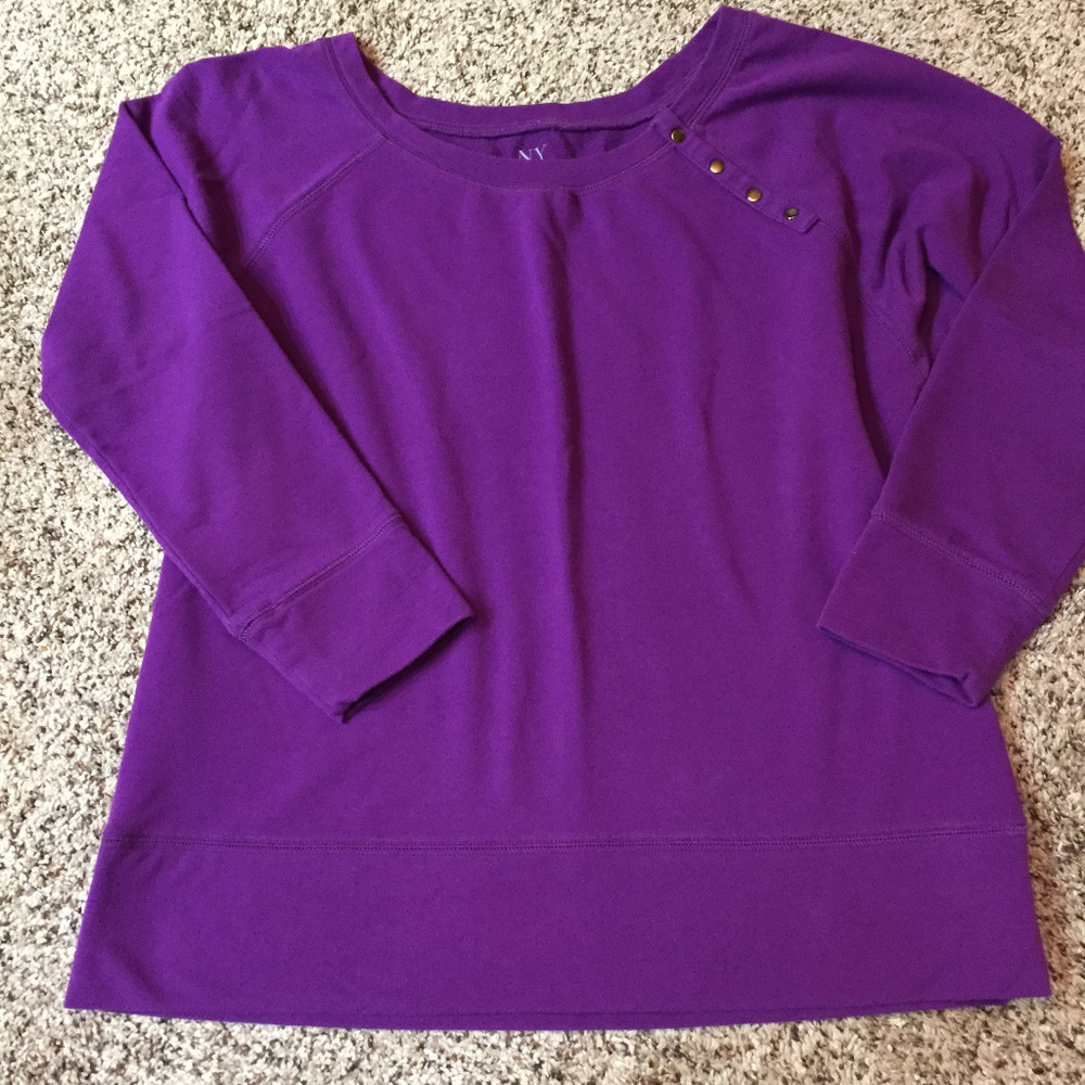 50%OFF BUNDLES 🎉 NY&Co Purple Sweatshirt