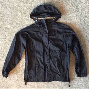 L.L.Bean women’s black rain jacket shell
