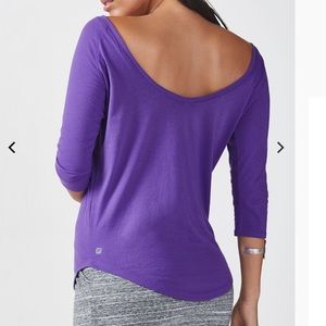 Fabletics purple top!
