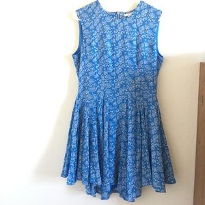 Blue Paisley Print H&M Summer Dress