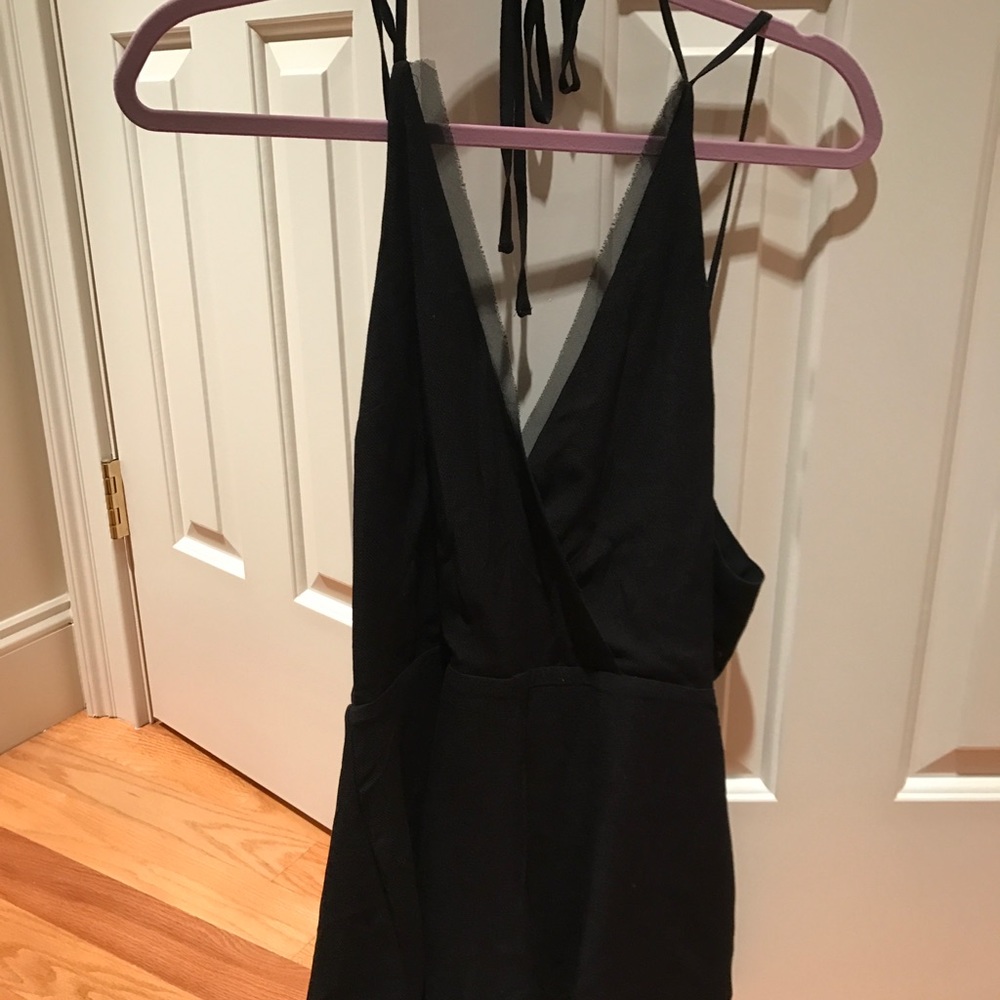 Black romper from revolve