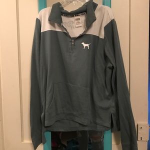 PINK QUARTZER ZIP SIZE LARGE GREEN