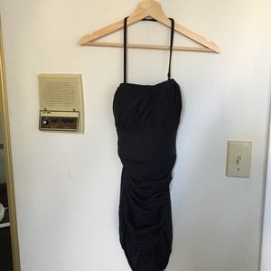 J Crew ruched bandeau one piece swimsuit