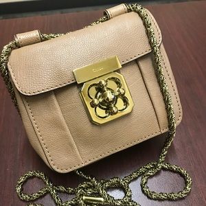 Chloé - Elsie Small Leather Purse - Sand