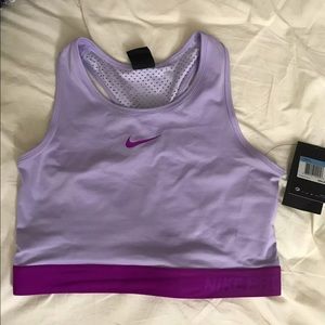 Mike lavender crop top SMALL