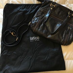 Leather crossbody bag