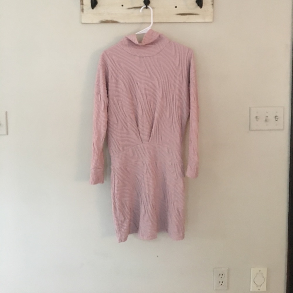 Free people blush turtleneck dress
