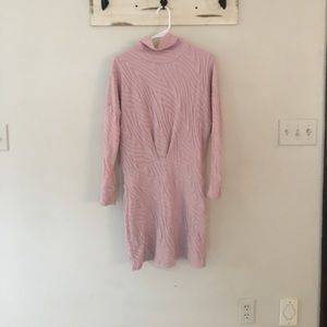 Free people blush turtleneck dress