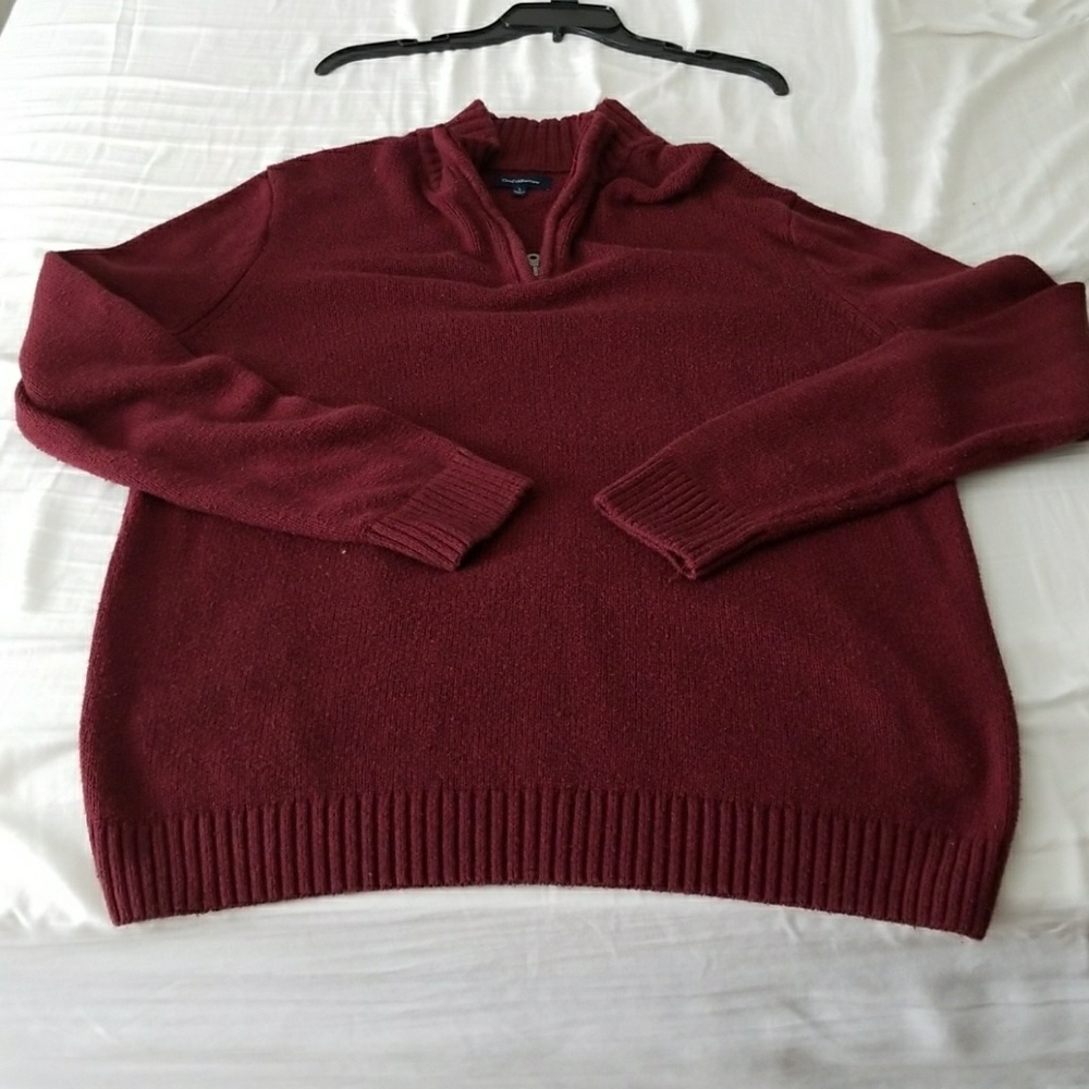 Mens Large 1/4 zip sweater