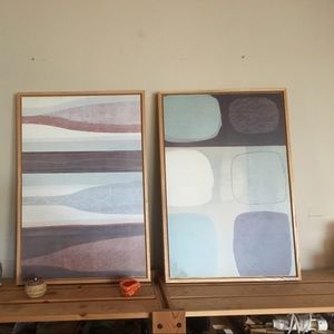 IKEA Paintings (Pair) 17”x24 3/4”