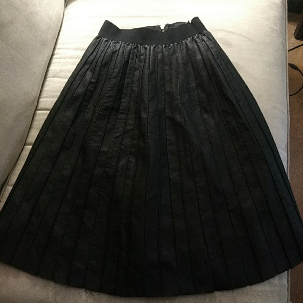 Asos Petite  Faux Leather Skirt