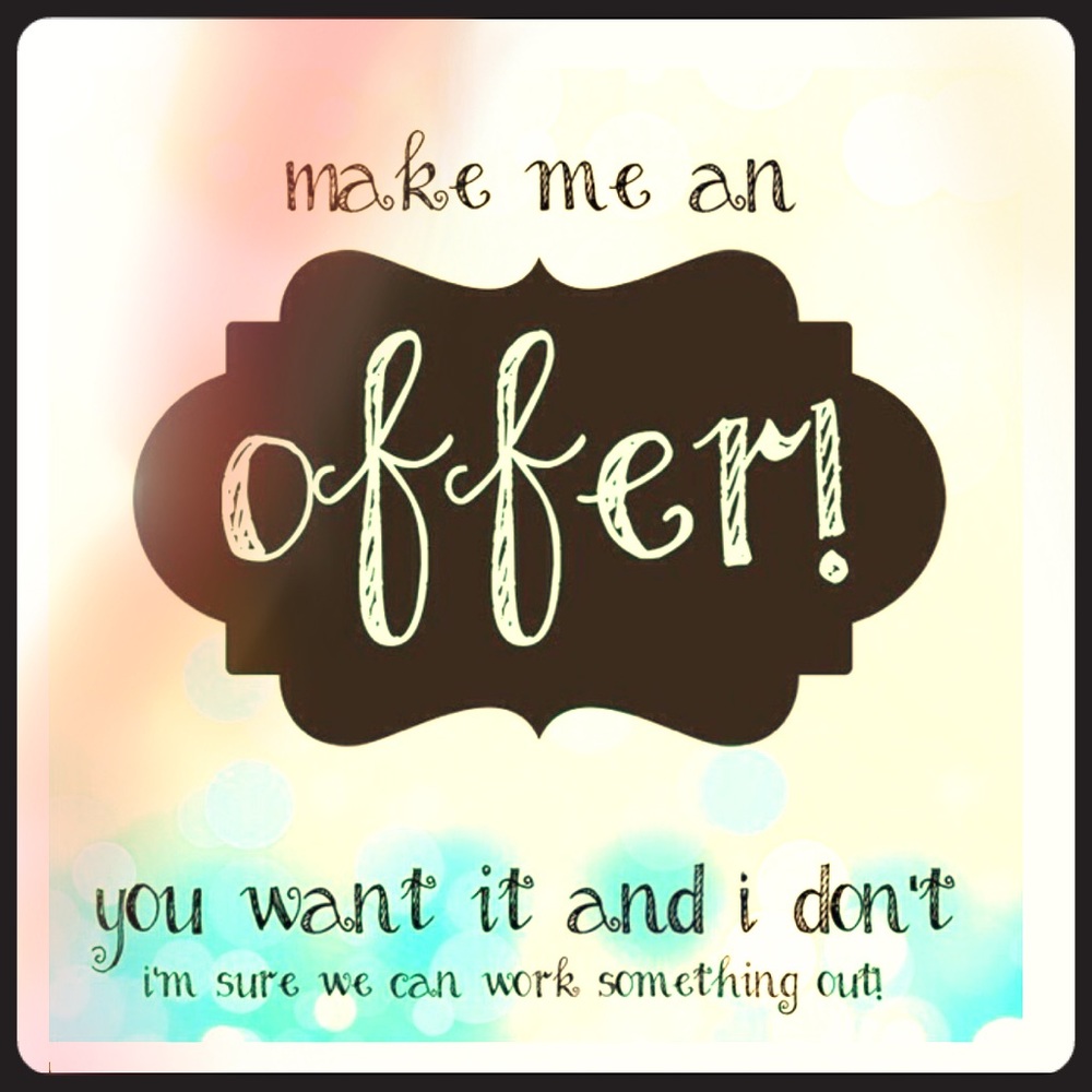 Make me an offer!