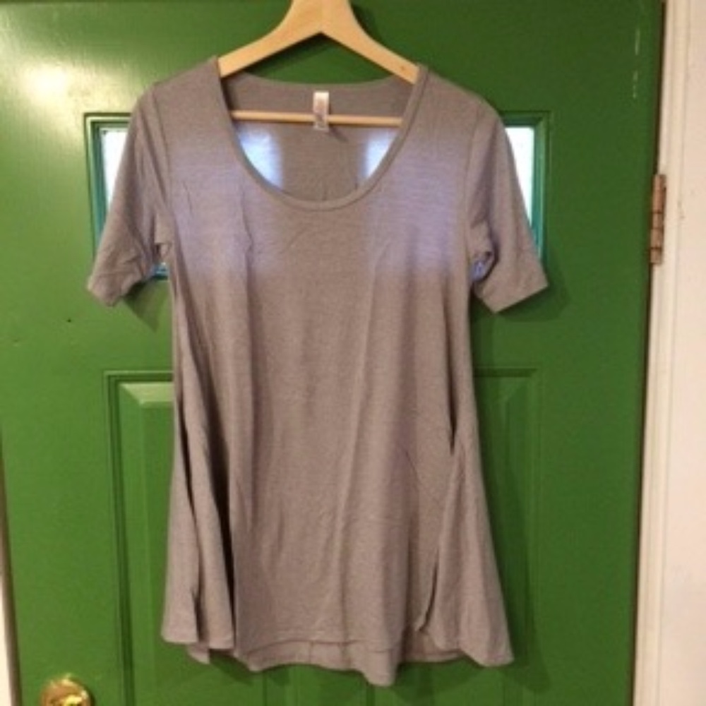 LuLaRoe Grey Top, xxsmall