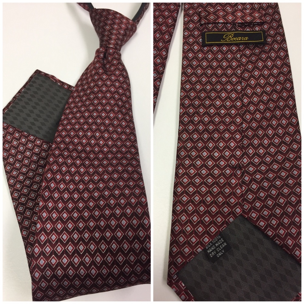 Bacara Burgundy Necktie