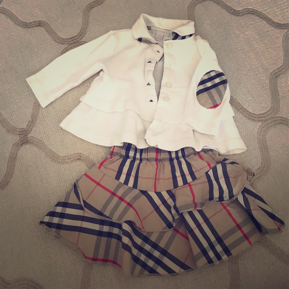 Burberry two piece outfit