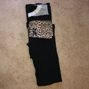 Victoria Secret/Pink fold over yoga pants