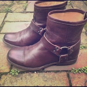Frye Phillip Harness Ankle Boot