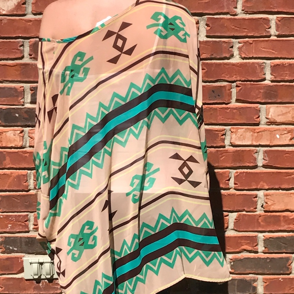 🌵Peach Love California Poncho - Picture 4 of 6