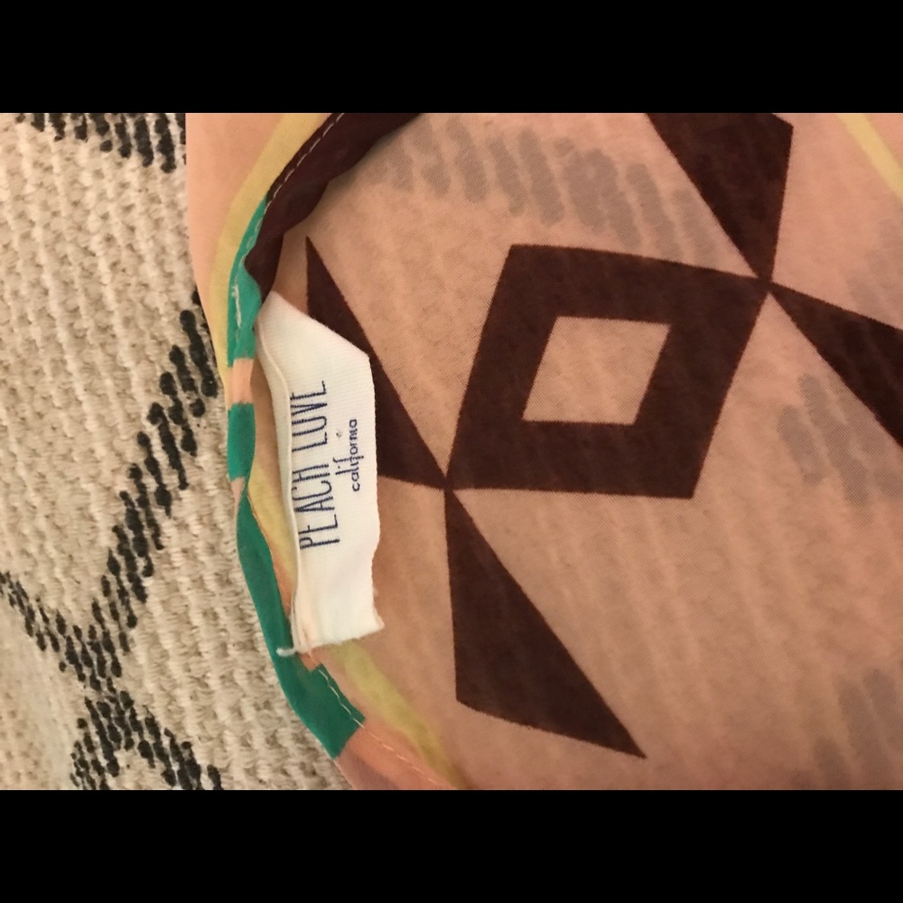 🌵Peach Love California Poncho - Picture 5 of 6