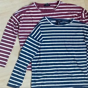 Forever 21 | Striped Long Sleeve Bundle