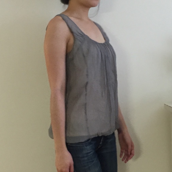 Club Monaco Grey knit top - Picture 2 of 3