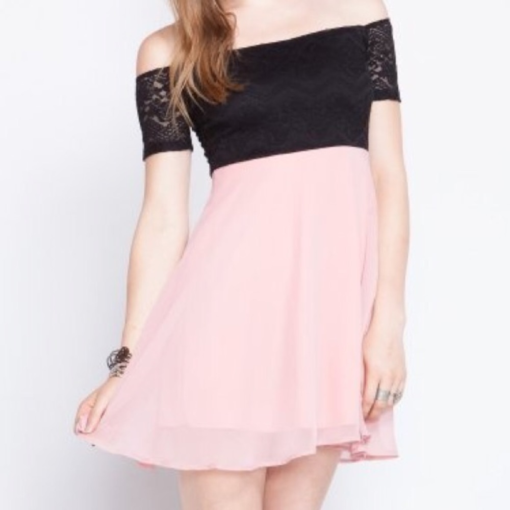 off the shoulder dress