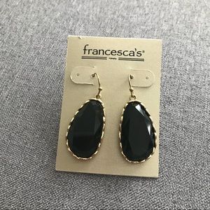 Brand New Black & Gold Earrings