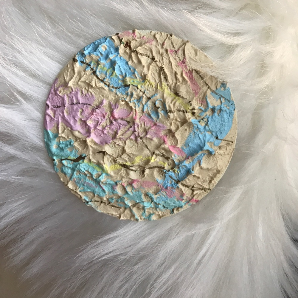 punk pastel 90s paint splatter vintage pin brooch